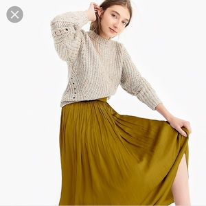 J. Crew Point Sur Crinkled Maxi Skirt